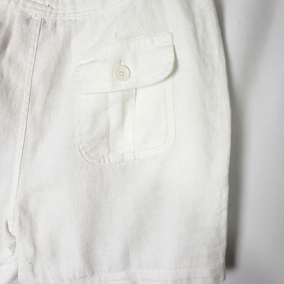 Merona White Linen Shorts - Picture 6 of 9